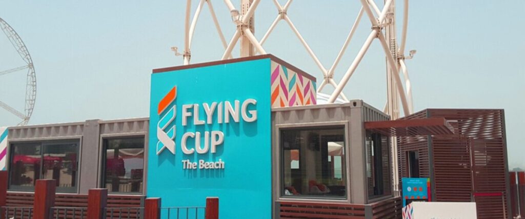 What time is the Flying Cup in Dubai?