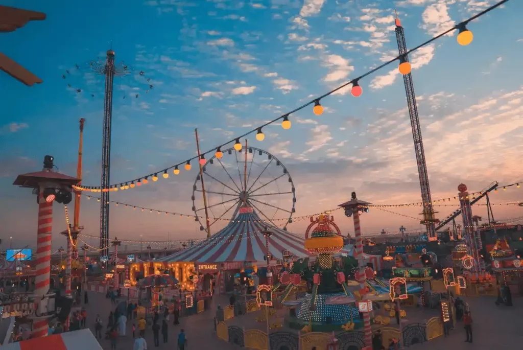 Carnival Rides and Games in Global Village Dubai