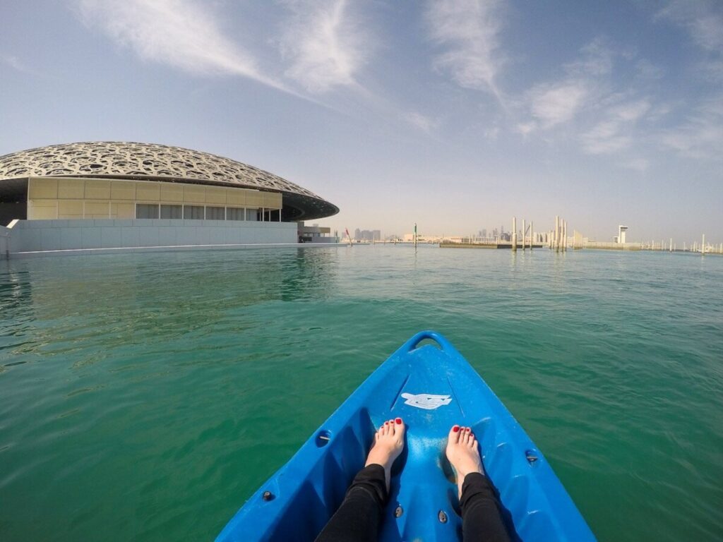 Around the Louvre in a Kayak Abu Dhabi
