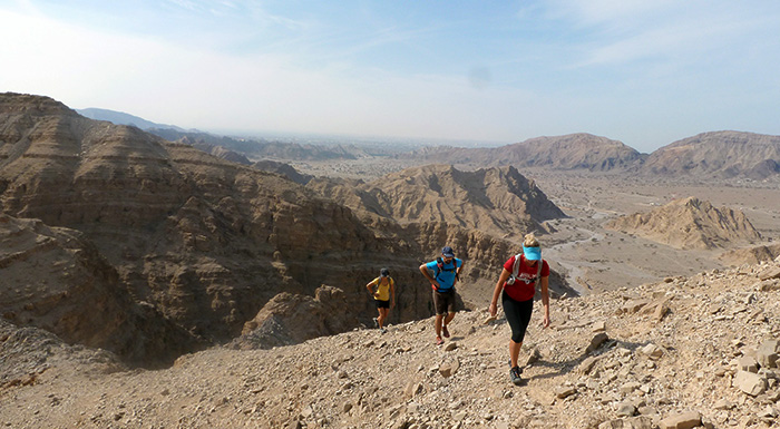 Jebel Hafeet Hike Up 