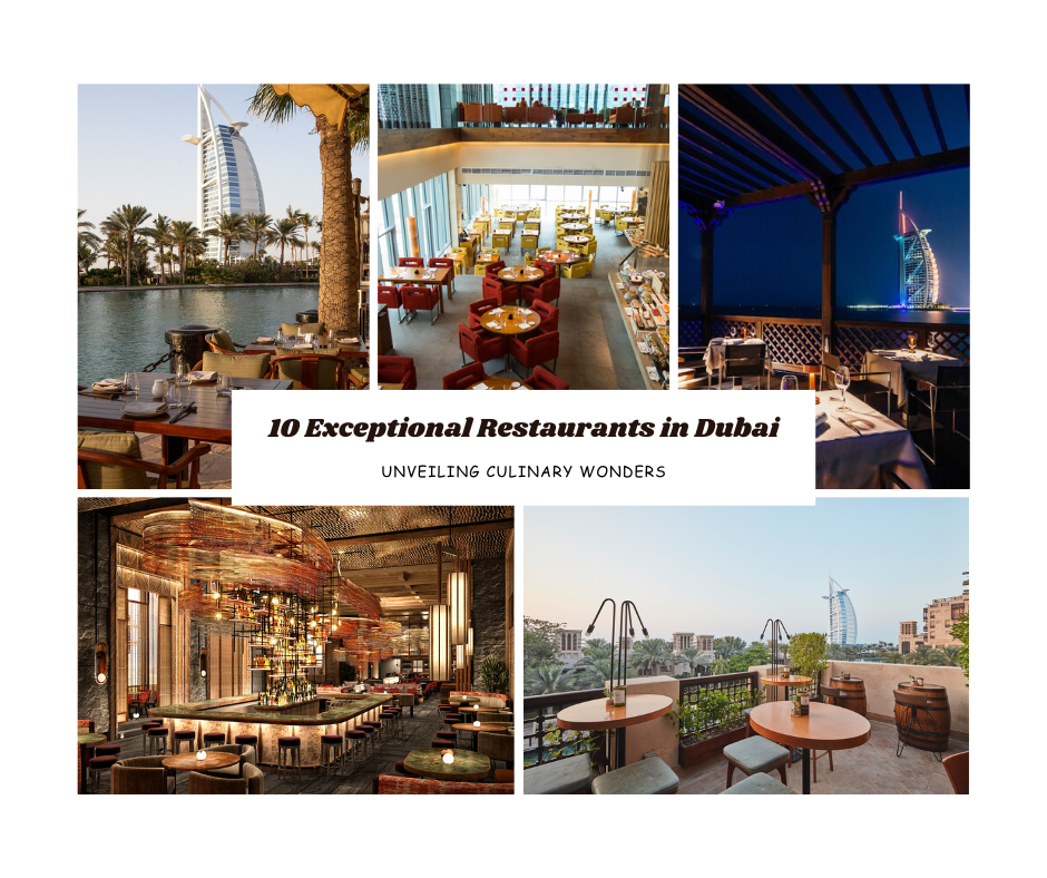 10 Exceptional Restaurants in Dubai