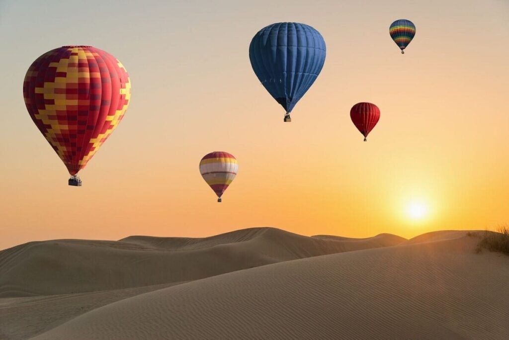 Hot Air Balloon Rides in Dubai