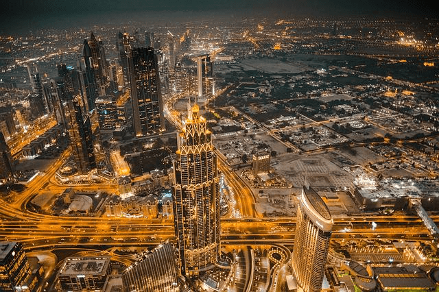 dubai ariel view