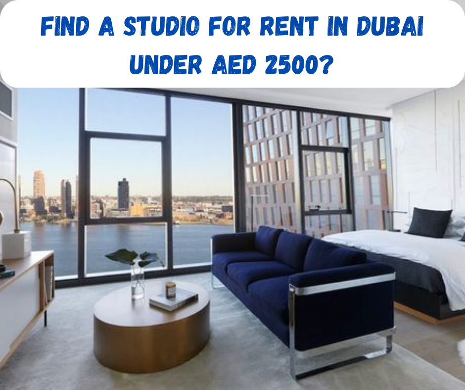 Find a Studio for Rent in Dubai Under AED 2500?