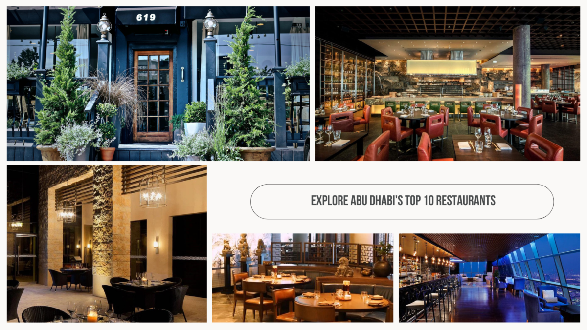 Explore Abu Dhabi's Top 10 Restaurants